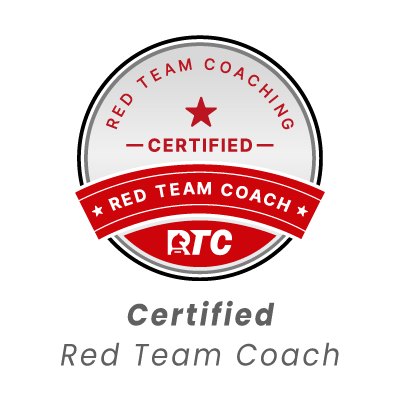 Red Team Coaching Certified Red Team Coach